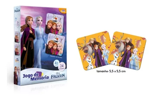 Kit 2 Jogos Menina Frozen - Enviamos Embrulhado P/ Presente