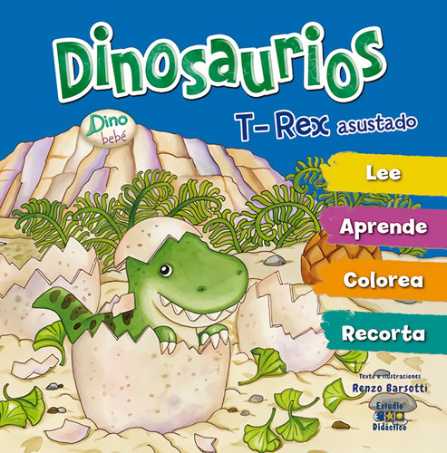 Libro - Dinosaurio T-rex Asustado 