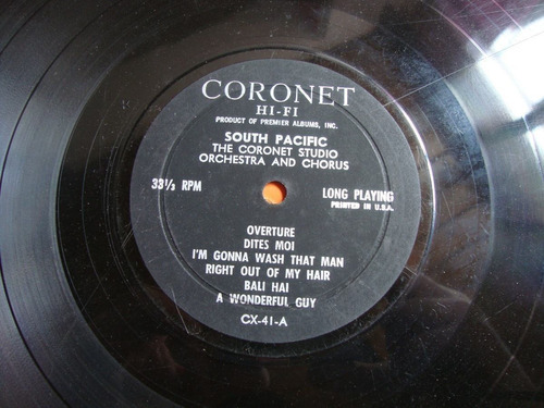 Sin Tapa Disco South Pacific Coronet Studio Orchestra Cl0