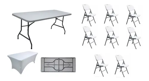 comprar Mesa Plegable 180 + 8 Sillas