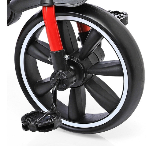 Triciclo Infantil Reforzado Manija Direccional Fit Color Rojo