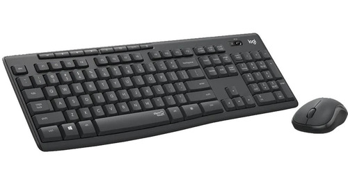 Imagem 2 de 4 de Kit Teclado E Mouse S/fio Logitech Mk295 Silent Touch Abnt2