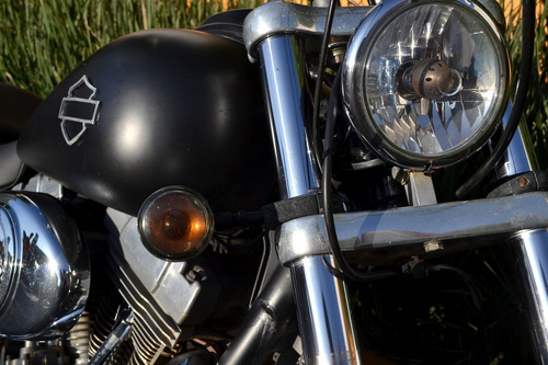 Imagen 5 de 15 de Poderosa Harley Davidson Dyna Super Glide Muchos Accesorios
