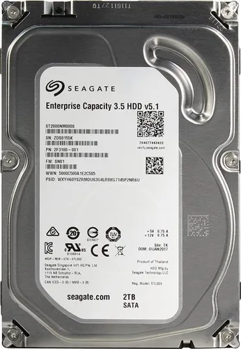 interno Seagate Enterprise Capacity ST2000NM0008 2TB