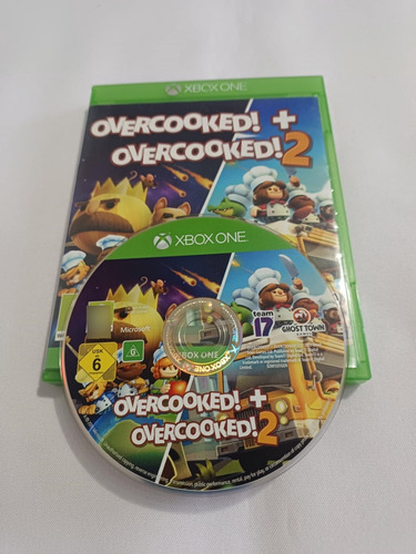 Overcooked! + Overcooked! 2 Xbox One Mídia Física (Usado)