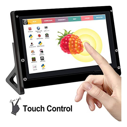 Monitor Táctil 7puLG Ips Para Raspberry Pi 4/3/2/zero,