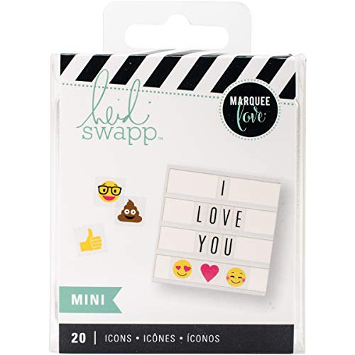 Heidi Swapp 315038 Accessory Lightbox-mini Icons-emoji ...