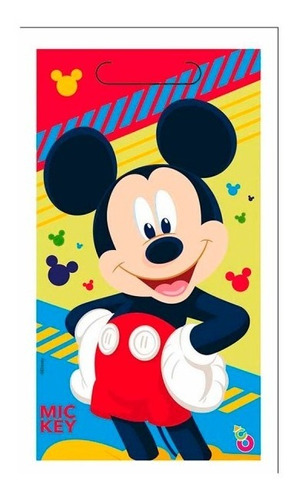 Bolsita P/golosina Mickey  Pack X 10 Unid Producto Oficial