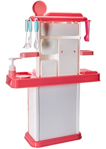 Cocina Niñas Rosa Accesorios Cubiertos Juegos Casa :)