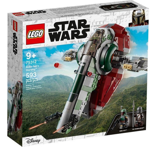 Lego Star Wars (75312) Nave Espacial De Boba Fett Cantidad de piezas 593
