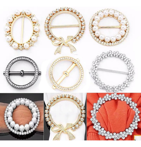 Broches De Cristal Para Camisa Y Camiseta Fashion