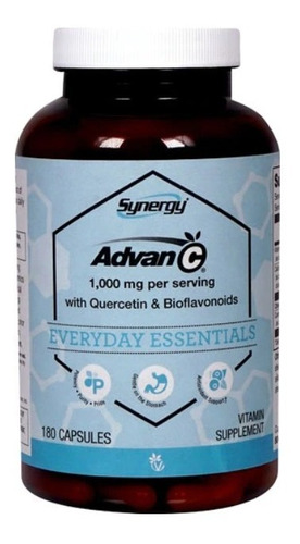Synergy Advan C 1000 Mg 180 Cap Quercetina Y Bioflavonoides 
