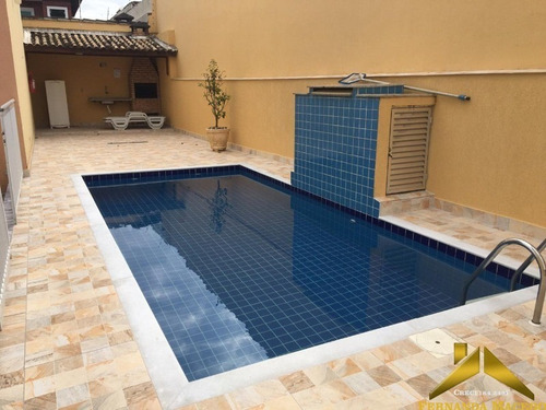 Sobrado 100m Da Praia Em Condomínio Fechado Com Piscina - Ca00097 - 34580572