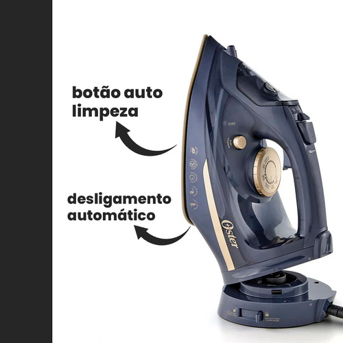 Oster Ferro De Passar A Vapor 2 Em 1 Sem Fio - 220v