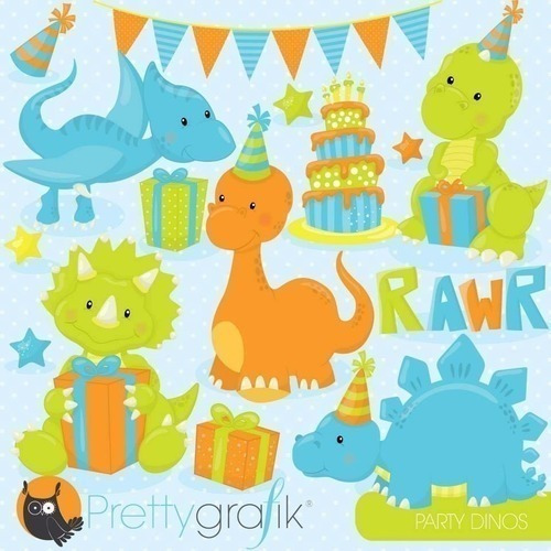 Kit Imprimible Dinosaurios 02  Clipart 15 Png.jpg