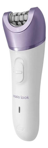 Depiladora inalámbrica Bivolt profesional Oasis Ga.ma, impermeable, color blanco/lila, 110 V/220 V