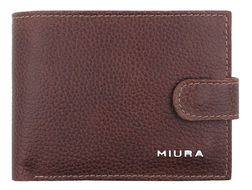 Billetera Miura Hombre Mod. Lucca 100% Cuero Natural