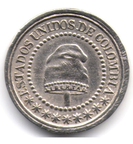1 Centavo Y 1 Cuarto 1874 Níquel