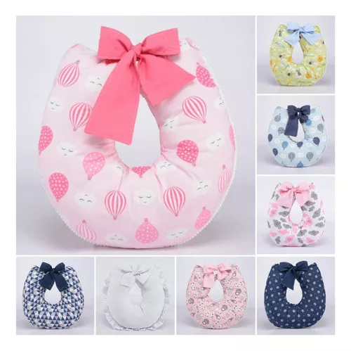 Almohada de lactancia para gemelos Monzillo Baby e Kids Almofada de  Amamentação - pompom - travesseiro para amamentar - almofada de bebê -  almofada gestante - luxo color chevron marino