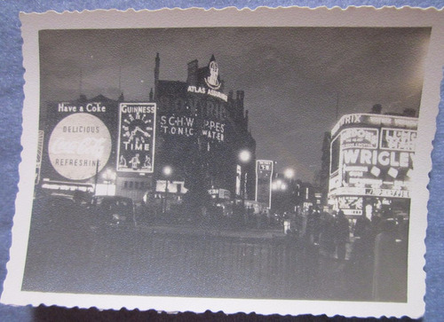 Antigua Foto Piccadilly Circus Londres.