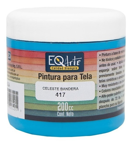 Pintura Para Tela 200ml Eq Arte