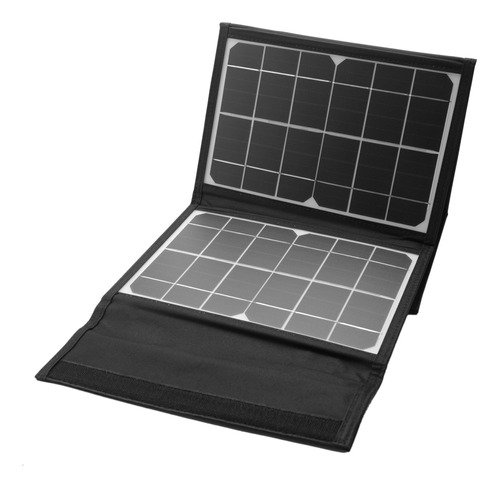 Cargador Usb Dual Con Panel Solar Plegable Portátil De 28 W