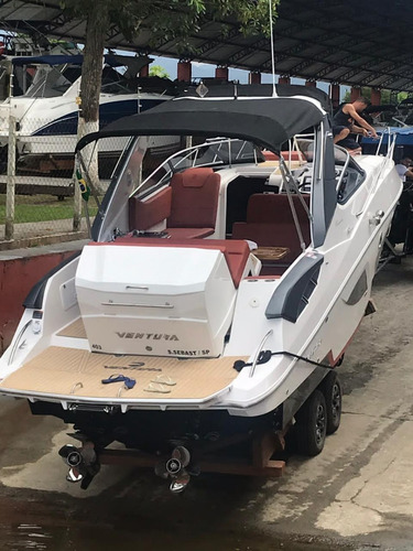 Lancha Ventura 350 C/ 2 X Mercuiser 250 Hp Gasolina Ano 2020