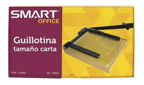 Guillotina De Madera Tamaño Carta Smart Office 12 30x30cm
