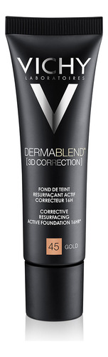 Vichy Dermablend 3d Correction 45 30 Ml Gold O/f 16h Fps25