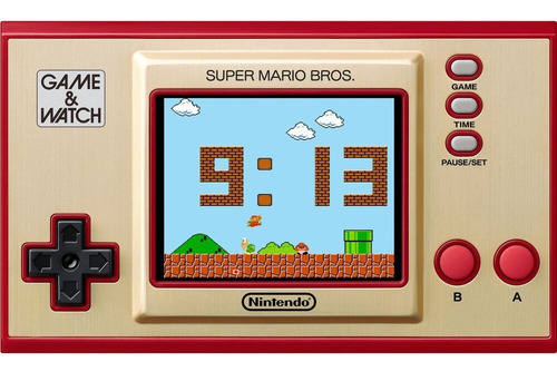 Nintendo Game & Watch Super Mario Bros. color rojo y dorado