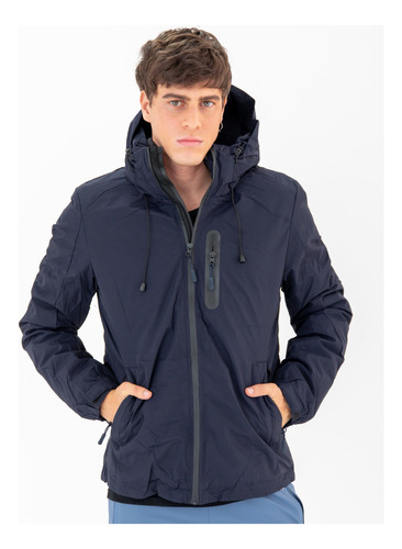 Campera 2 En 1 Hombre Talles Especiales Rompevieto Hhp