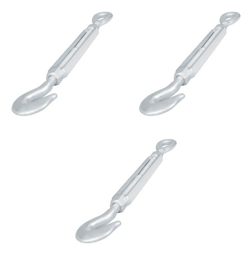 3 Pack Tensor De Acero Forjado Con Gancho 1/2 X 6 Maple Too
