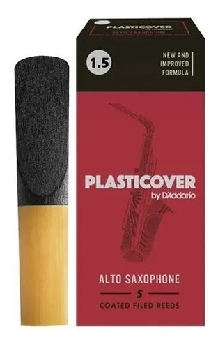 Palheta Plasticover Sax Alto 1 1/2 5 Unidades ( Caixa )