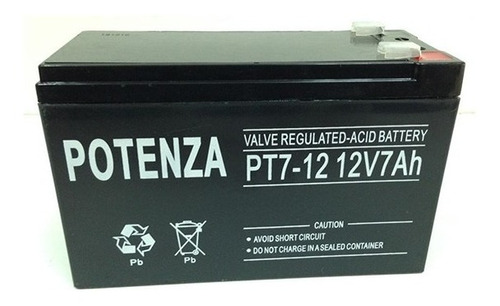 Bateria 12v 7 Ah Potenza Para Ups