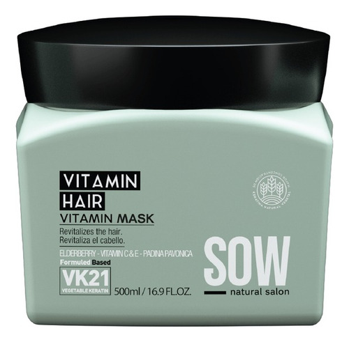 Sow Vitamin Hair Máscara X 250ml