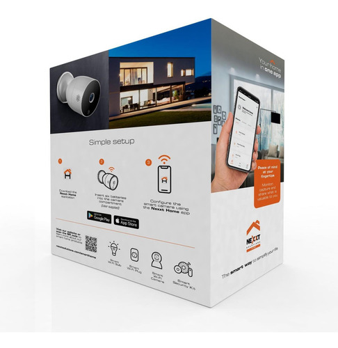 Imagen 8 de 8 de Camara Inteligente Para Exterior A Bateria 1080p Nexxt