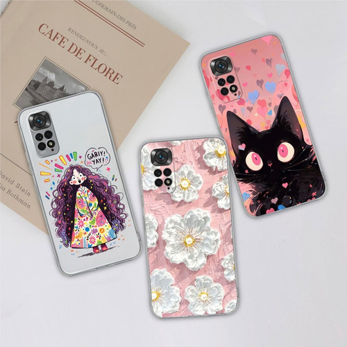 = Funda De Teléfono Para Redmi Note 11 11s 4g 5g Funda Protectora Antideslizante De Silicona Suave Transparente Para