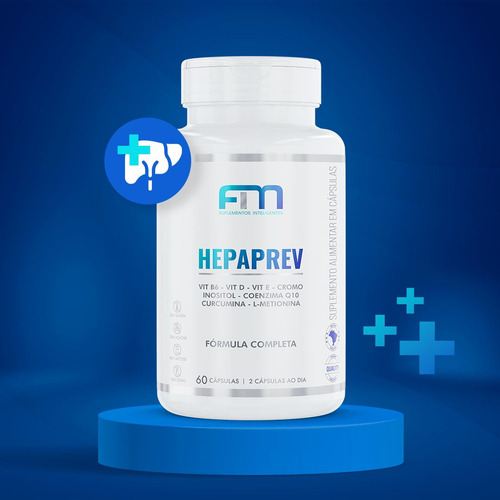 Hepaprev Fm Suplementos 60 Caps Sabor Sem sabor