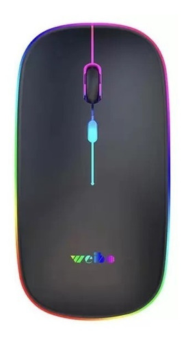 Mouse Usb Inalámbrico Recargable Silencioso 3200 Dpi Weibo 