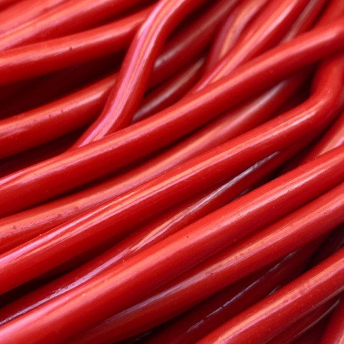 150 Mts Rollo De Cordón De Pvc 5mm 3,5 Kg Rojo