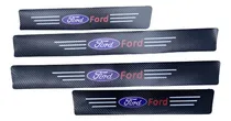 Comprar Cubre Socalo Pisaderas Pegatina Fibra Carbono Ford