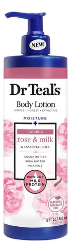 Crema Corporal Dr Teals Rose & Milk 532ml