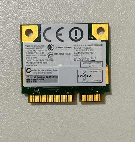 Placa Wifi Netbook Lgx14 (Usado)