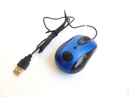 Mini Mouse Usb 1200 Dpi Azul