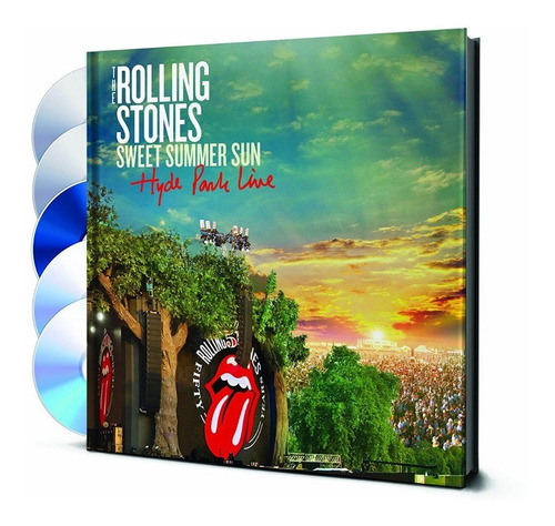 The Rolling Stones Sweet Summer Sun Blu-ray + 2 Dvds + 2 Cds