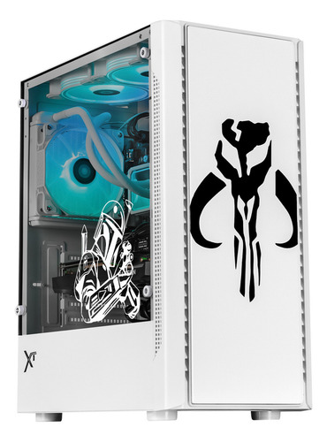 Xtreme Pc Gaming Amd Radeon Rx 7600 Ryzen 7 5700g 32gb Ssd 1tb Sistema Liquido Wifi Mandalorian Green