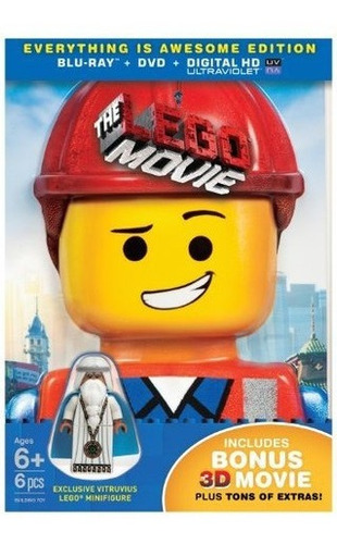Lego Movie The (paquete Combinado 3d Blu-ray Blu-ray Dvd