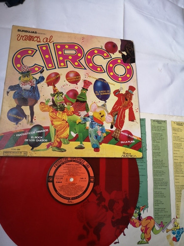 Odisea Burbujas Vamos Al Circo Disco De Vinil Original