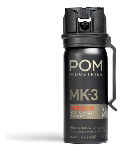 Spray De Pimienta Mk3, Modelo De Clip Para Cinturón, Máxima 