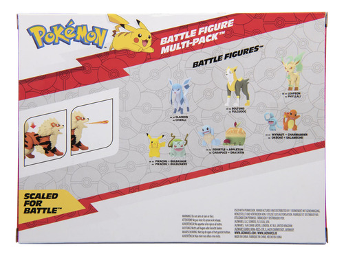 Figura De Batalla De Pokémon, Tema De Fuego Con Paquete De